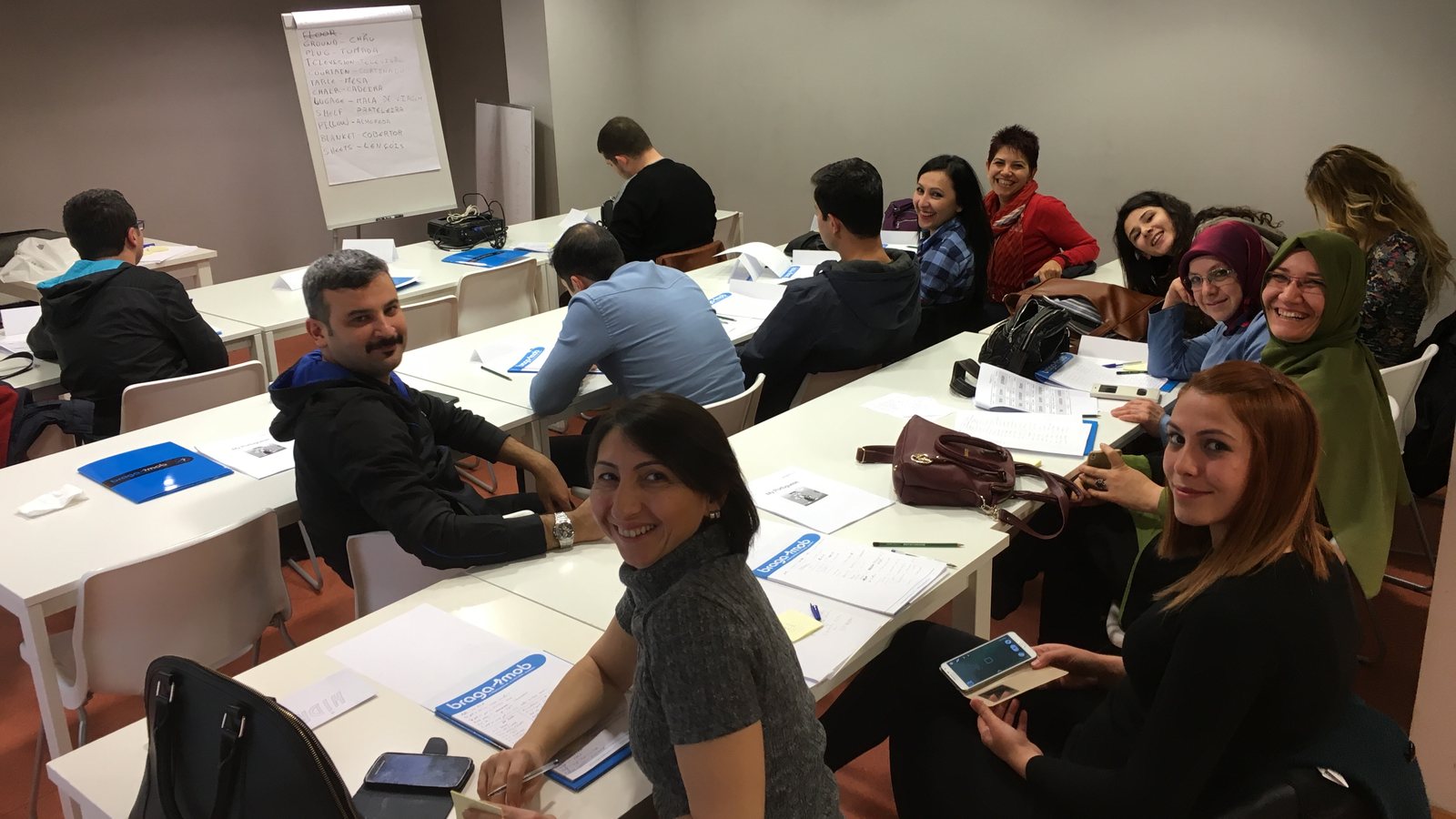 Professores num curso de formação em Braga